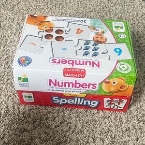 Numbers and Spelling Puzzle Set
